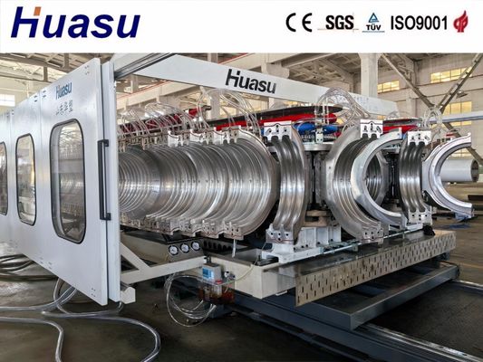 CE Certified Double Wall Corrugated Pipe Extrusion Line with Siemens PLC