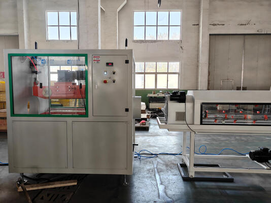 Double Wall Corrugated Pipe Extrusion Line with Customizable Color and Vertical or Horizontal Corrugator Featuring 20CrMnTi Gear Material