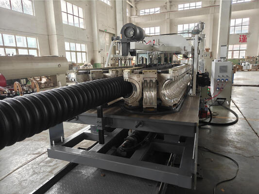 Automatic Double Wall Corrugated Pipe Extrusion Line with High Hardness Barrel Screw HV>740