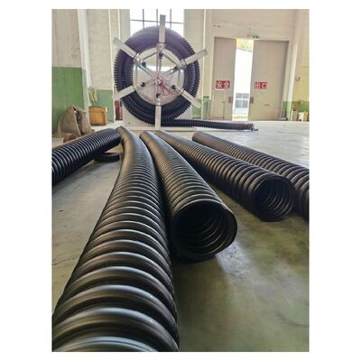 High Speed HDPE Pipe Extrusion Line with 100-2000kg/h Output and Siemens PLC Control for Corrugated Pipe Production