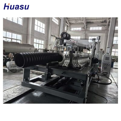 1200mm Double Wall Corrugated Pipe Extrusion Machine for Sewage Discharge - HDPE Pipe Extrusion Line