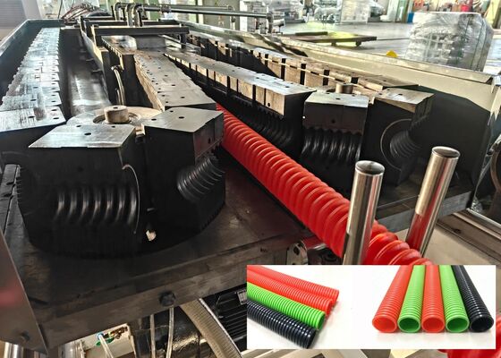 Deep Screw Channel Structure Single Wall Corrugated Pipe Extrusion Line with 1 Year Guarantee Period and High-Accuracy