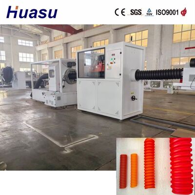 Voltage 380V Or Customized Spiral Pipe Extrusion Line Capable of Processing HDPE PE PP PVC MPP Materials to Produce Drainage Pipe