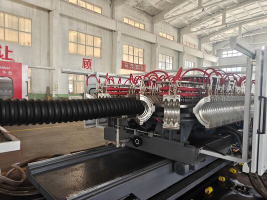 Double Single Wall Corrugated Pipe Extrusion Line Customized Design Featuring Mould Block Material Aluminum Alloy
