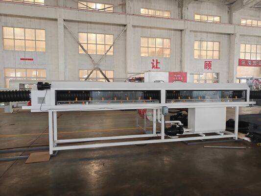 Competitive Corrugated Pipe Extrusion Line Using Single Screw Extruder Optimized for Producing Various Types of Corrugated Pipes